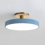 Simple Semi-Flush Mount Acrylic LED Ceiling Light