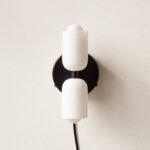 Modern Creamy Double Heads Wall Sconce