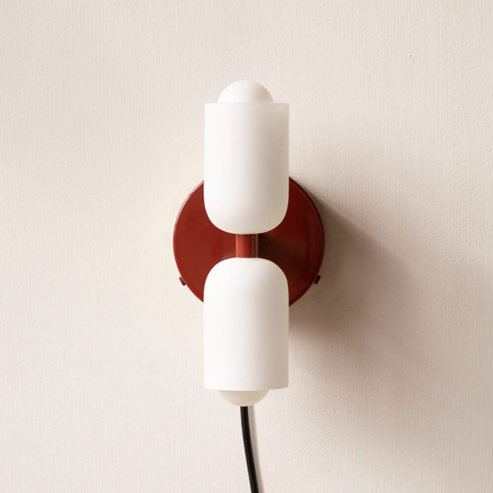 Modern Creamy Double Heads Wall Sconce