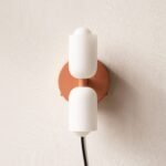 Modern Creamy Double Heads Wall Sconce