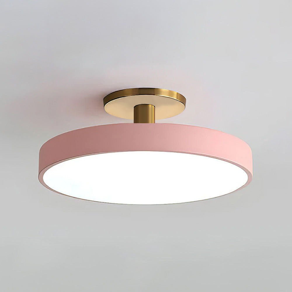 Simple Semi-Flush Mount Acrylic LED Ceiling Light