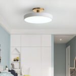 Simple Semi-Flush Mount Acrylic LED Ceiling Light