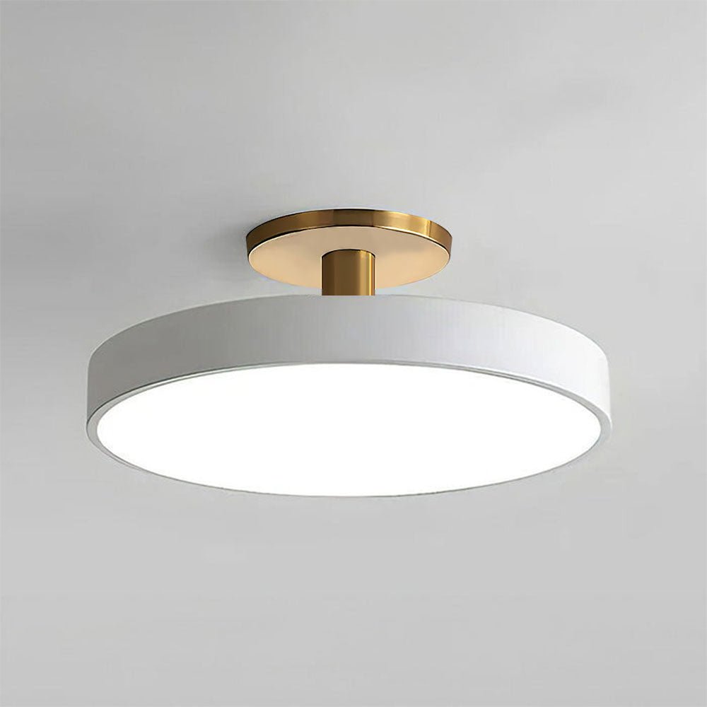 Simple Semi-Flush Mount Acrylic LED Ceiling Light