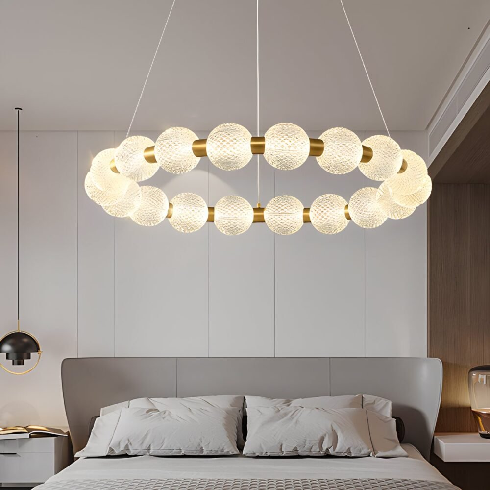 Ring Pearl Chandelier