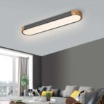 Dimmable Minimalist Long Oval Flush Mount LED Light