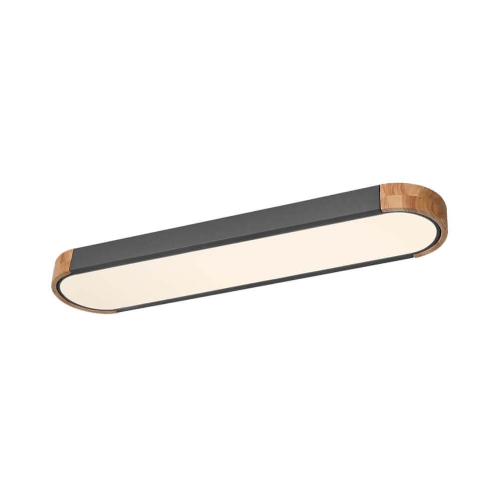 Dimmable Minimalist Long Oval Flush Mount LED Light