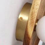 Minimalist Solid Wood Wall Sconce