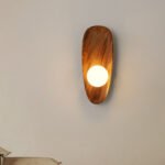 Minimalist Solid Wood Wall Sconce