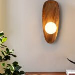 Minimalist Solid Wood Wall Sconce