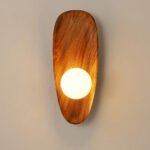 Minimalist Solid Wood Wall Sconce