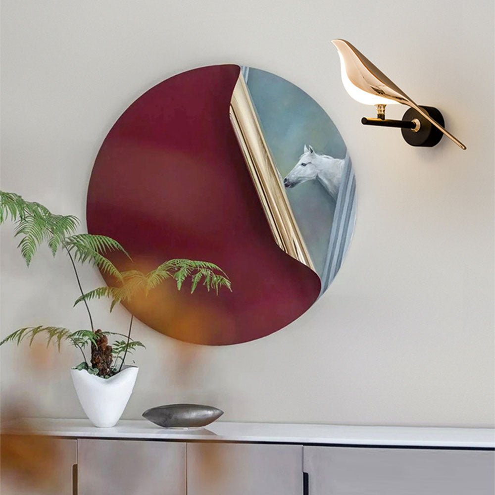 Modern Led Art Design Bird Wall Light