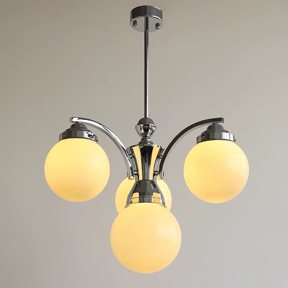 Retro Salamanca Round Glass Chandelier Lights