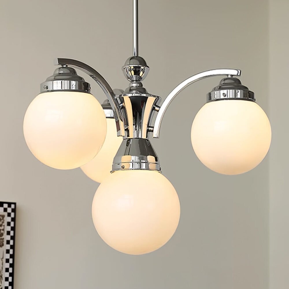 Retro Salamanca Round Glass Chandelier Lights