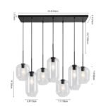 7-light Kitchen Island Cluster Pendant Chandelier