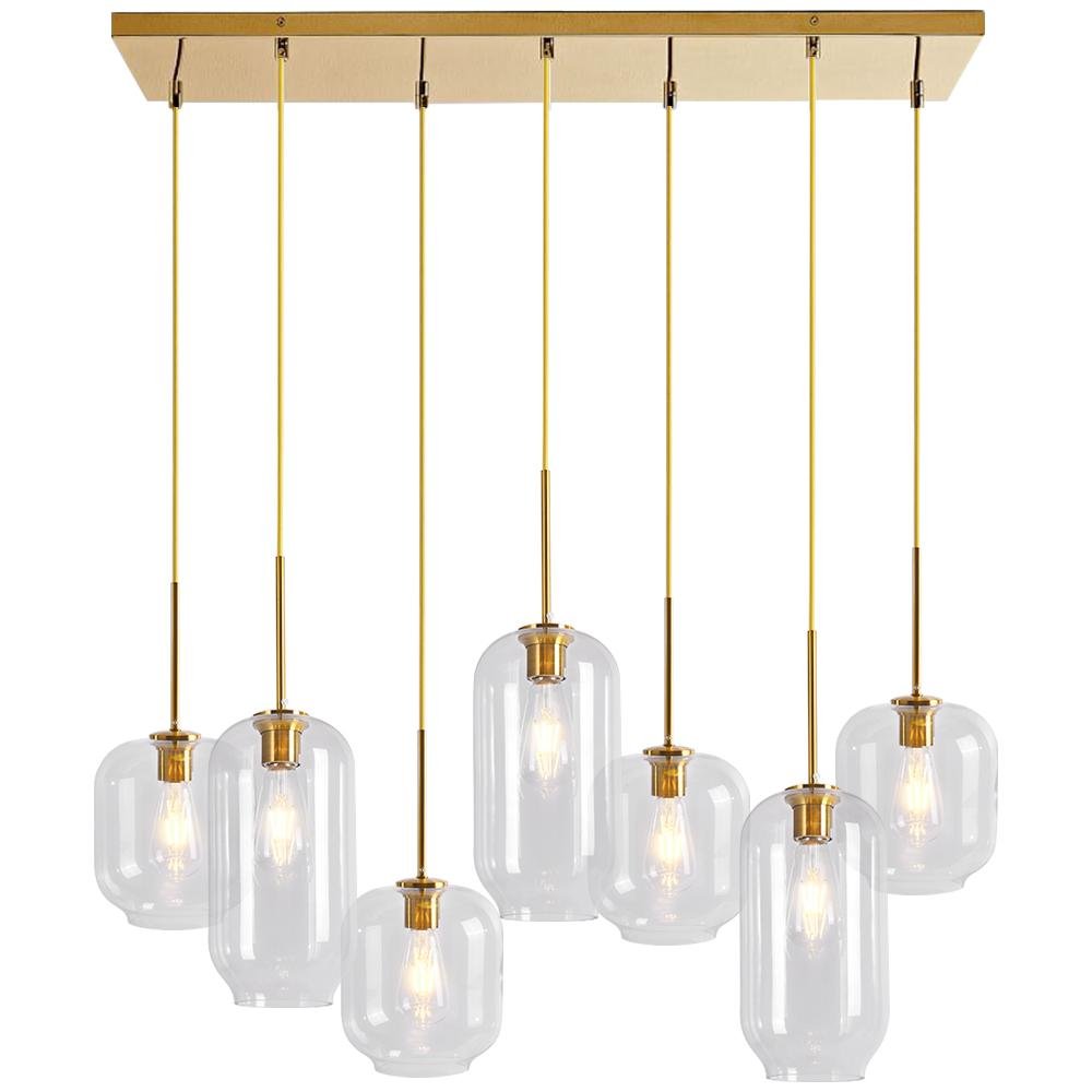 7-light Kitchen Island Cluster Pendant Chandelier