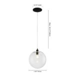 Minimalist Glass Globe Pendant Light