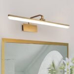 1-Light Brass Linear LED Vanity Light