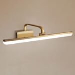 1-Light Brass Linear LED Vanity Light