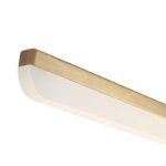 1-Light Brass Linear LED Vanity Light