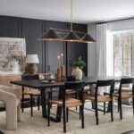 3-Light Black Cone Shade Kitchen Island Pendant