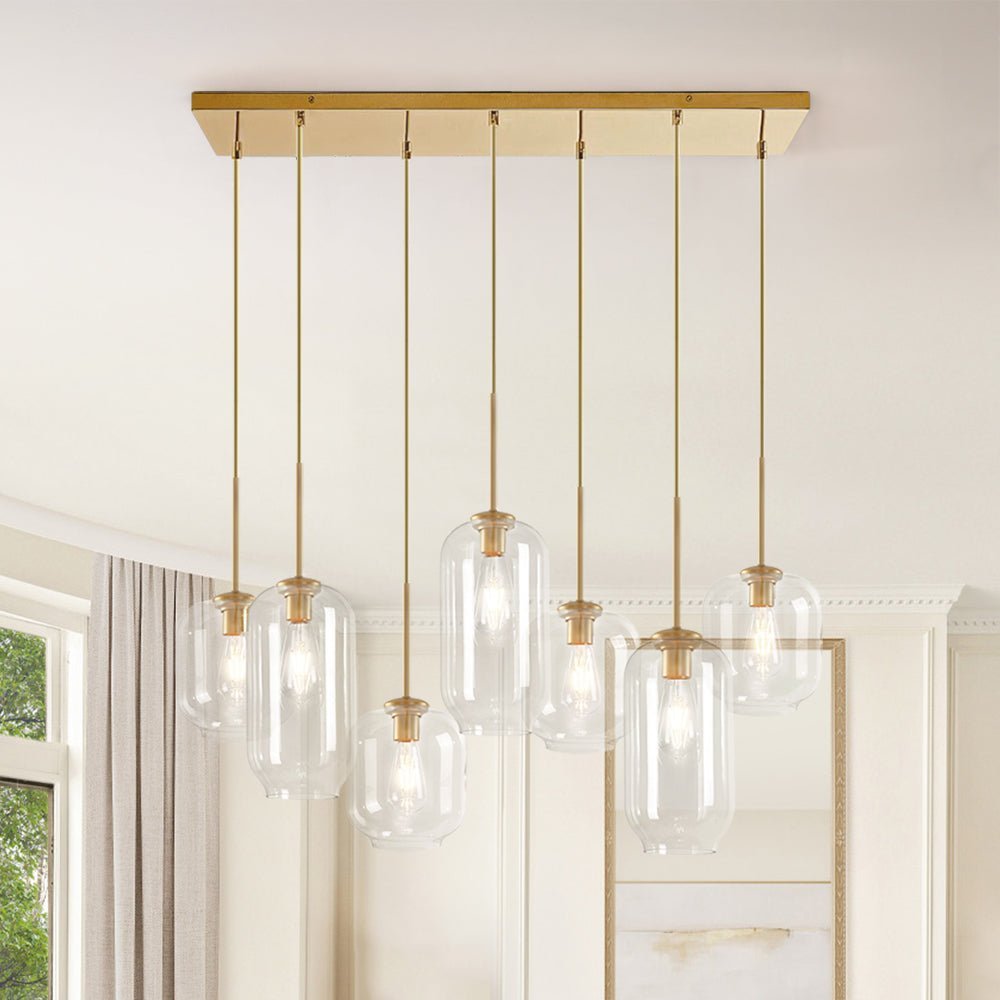 7-light Kitchen Island Cluster Pendant Chandelier