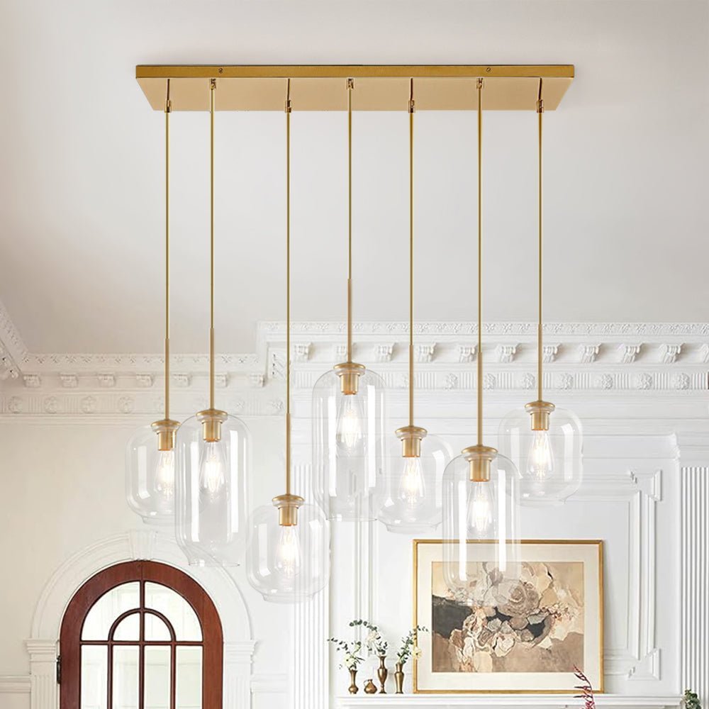 7-light Kitchen Island Cluster Pendant Chandelier