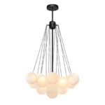 Cluster Frosted Glass Bubble Chandelier