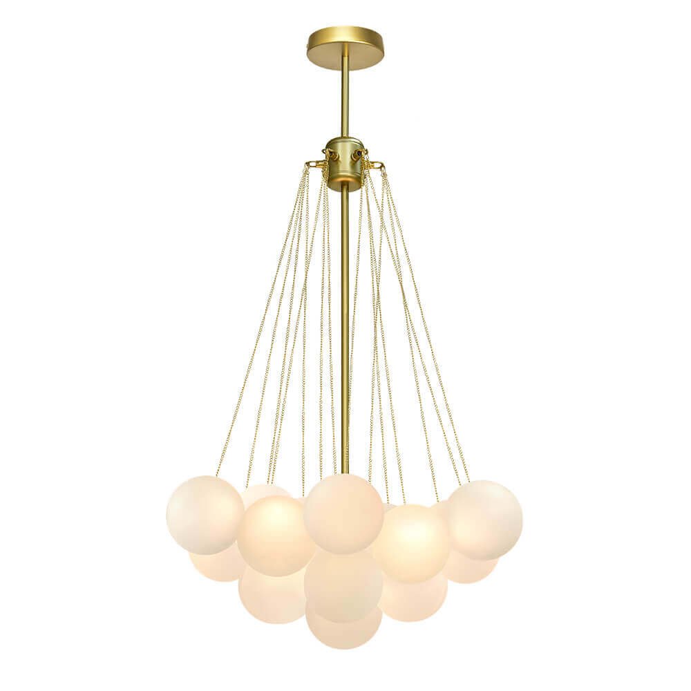 Cluster Frosted Glass Bubble Chandelier