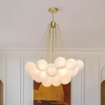 Cluster Frosted Glass Bubble Chandelier