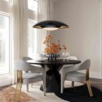 Contemporary Dimmable Wide UFO LED Pendant Light