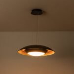 Contemporary Dimmable Wide UFO LED Pendant Light