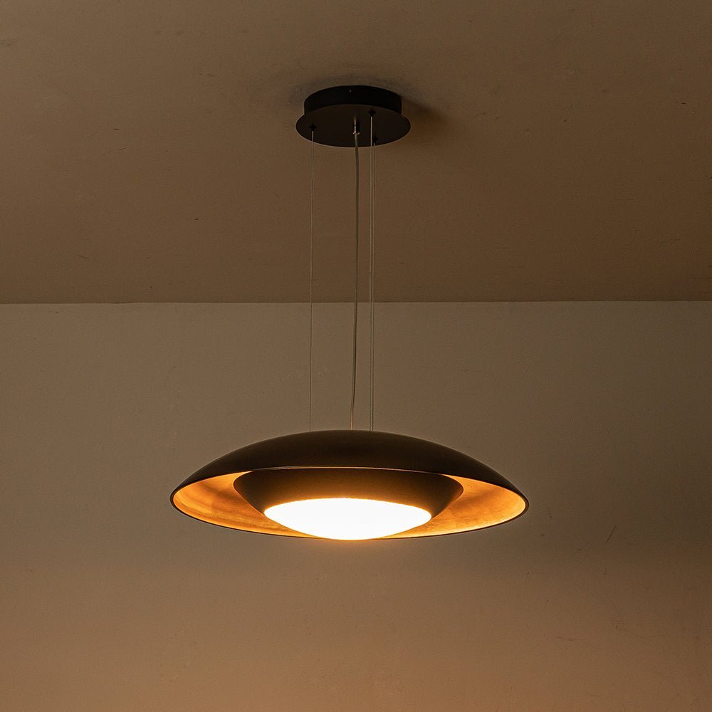 Contemporary Dimmable Wide UFO LED Pendant Light