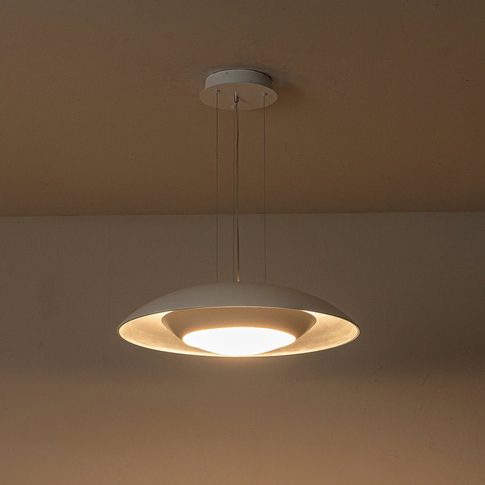 Contemporary Dimmable Wide UFO LED Pendant Light