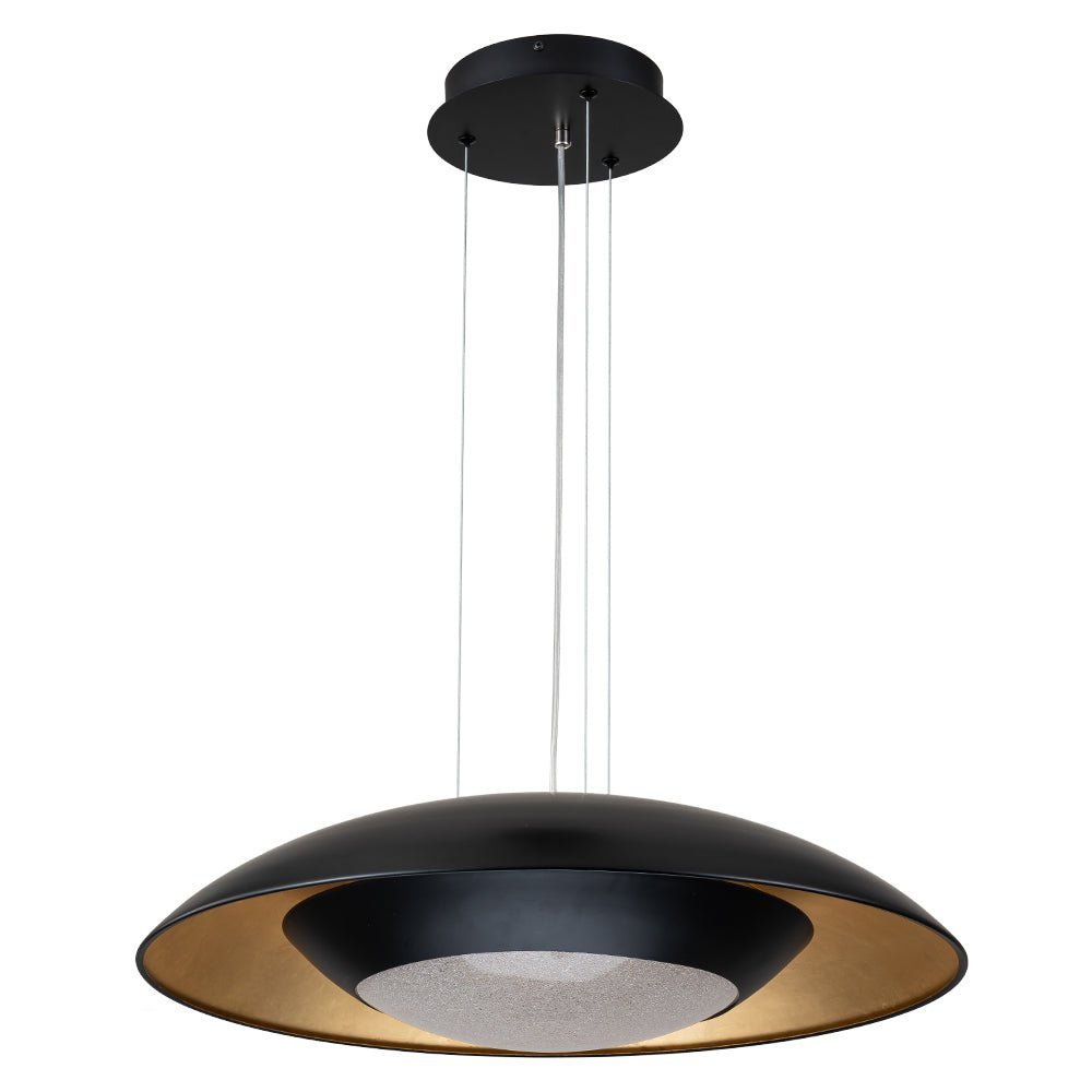 Contemporary Dimmable Wide UFO LED Pendant Light