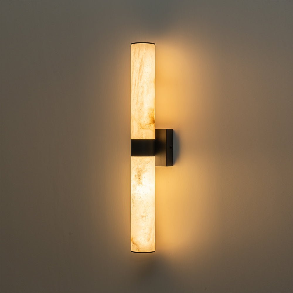 Dimmable LED Marble Tube Linear Bathroom Wall Sconce