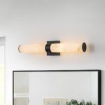 Dimmable LED Marble Tube Linear Bathroom Wall Sconce