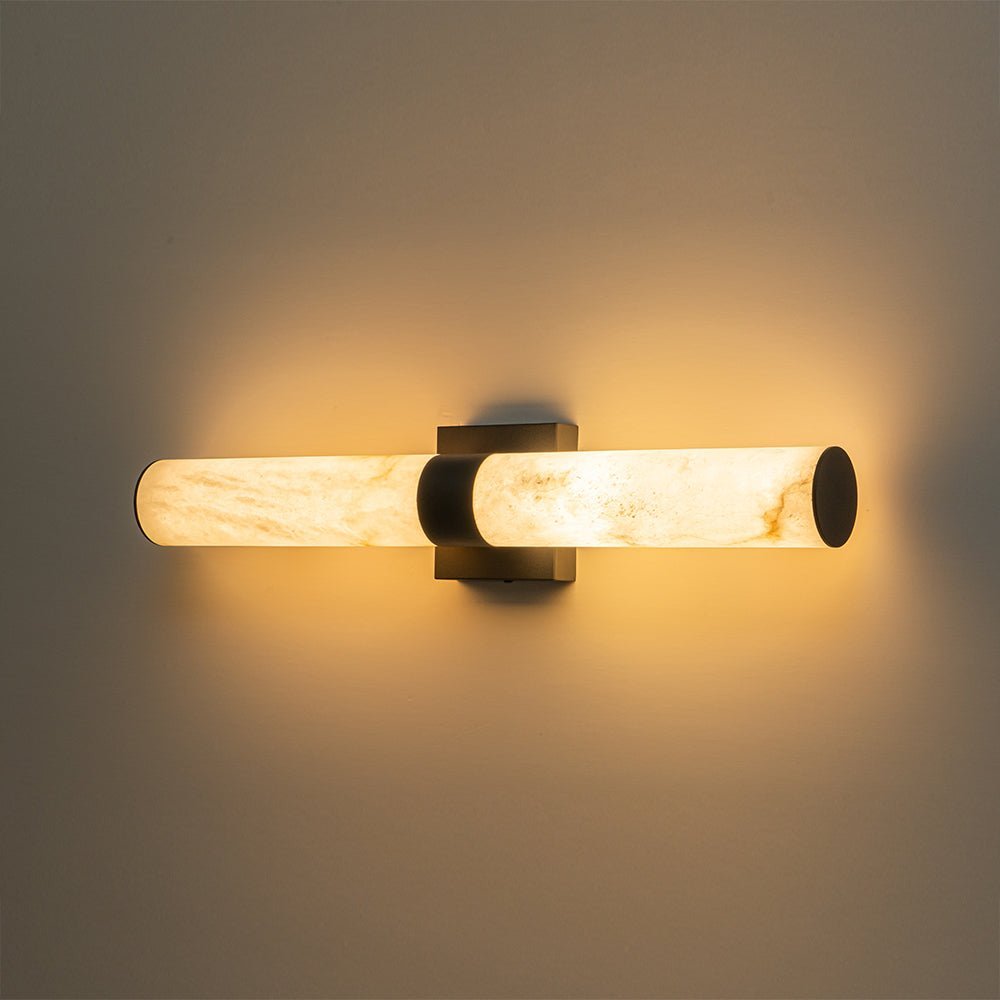 Dimmable LED Marble Tube Linear Bathroom Wall Sconce