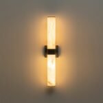 Dimmable LED Marble Tube Linear Bathroom Wall Sconce