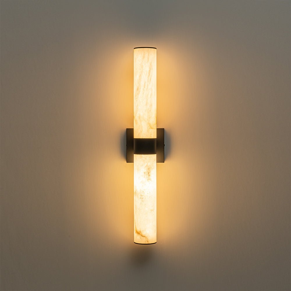 Dimmable LED Marble Tube Linear Bathroom Wall Sconce