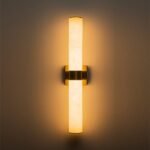 Dimmable LED Marble Tube Linear Bathroom Wall Sconce