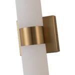 Dimmable LED Marble Tube Linear Bathroom Wall Sconce