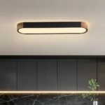 Dimmable Minimalist Long Oval Flush Mount LED Light