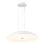 Minimalist Wide Flat Dome Dimmable LED Pendant Light