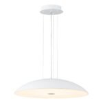 Minimalist Wide Flat Dome Dimmable LED Pendant Light