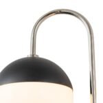 Modern 2-Light Double Goose Arm Globe Wall Sconce