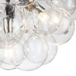 Modern Cluster Glass Globe Bubble Chandelier