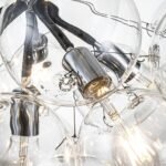 Modern Cluster Glass Globe Bubble Chandelier