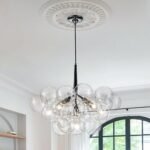 Modern Cluster Glass Globe Bubble Chandelier