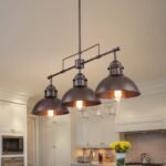 Modern Farmhouse 3-light Island Pot Lid Dome Pendant